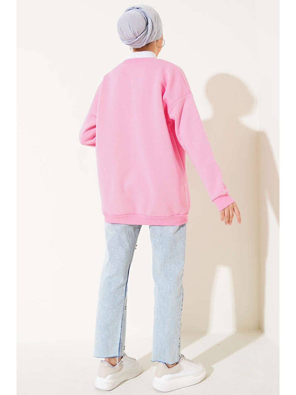 Kalpli Tunik Pembe - 26660-3