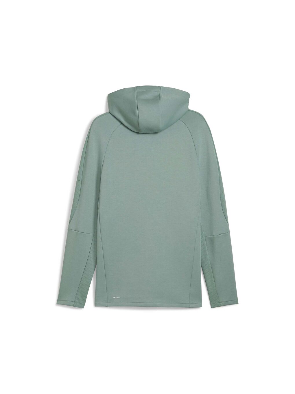 Yeşil EVOSTRIPE Erkek Tam Fermuarlı Kapüşonlu Sweatshirt-5