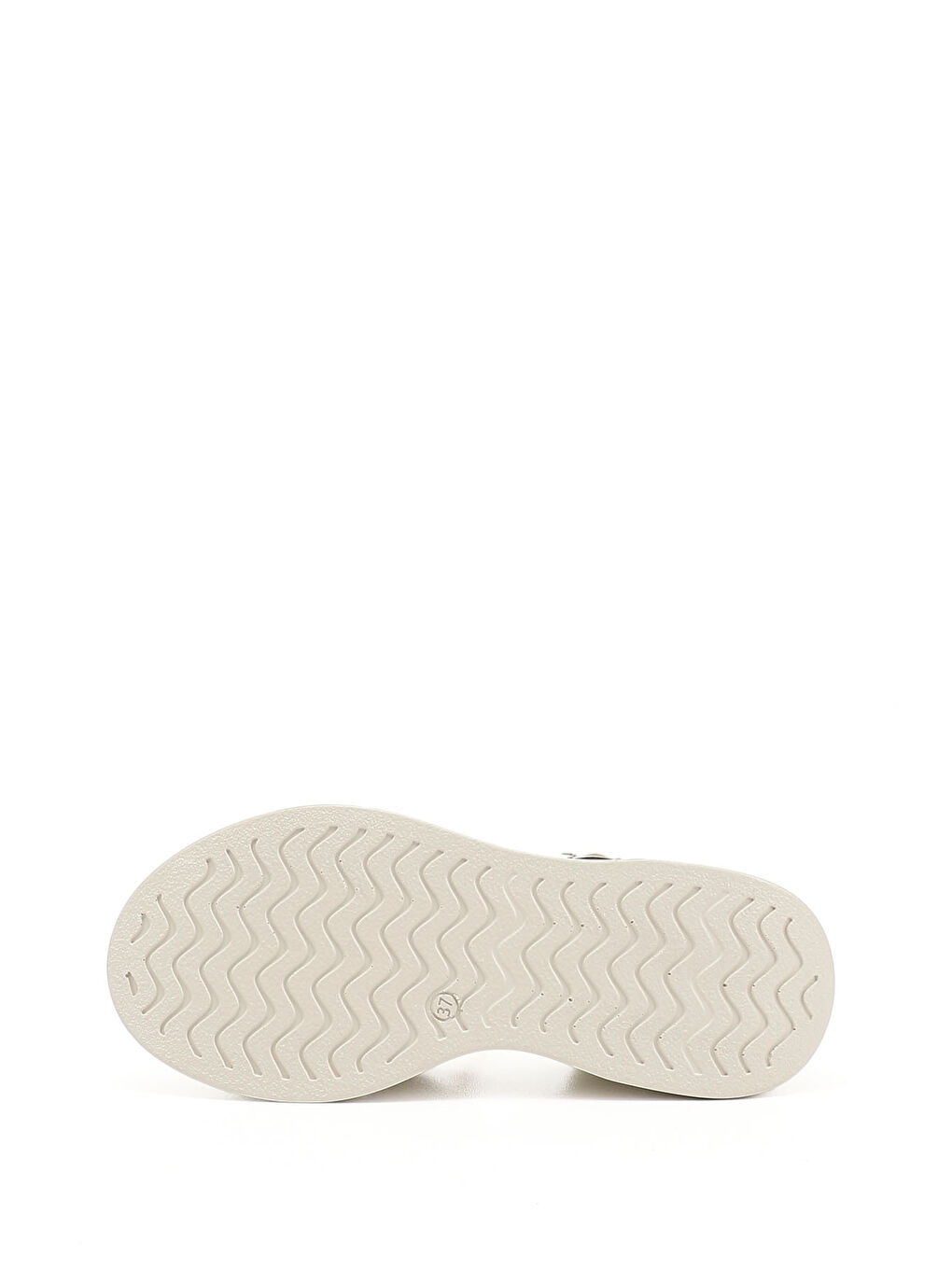 Bej Kadın BEJ-CAMEL Çapraz Bantlı Bilekten Bağlı Dolgu Topuklu Sandalet-3