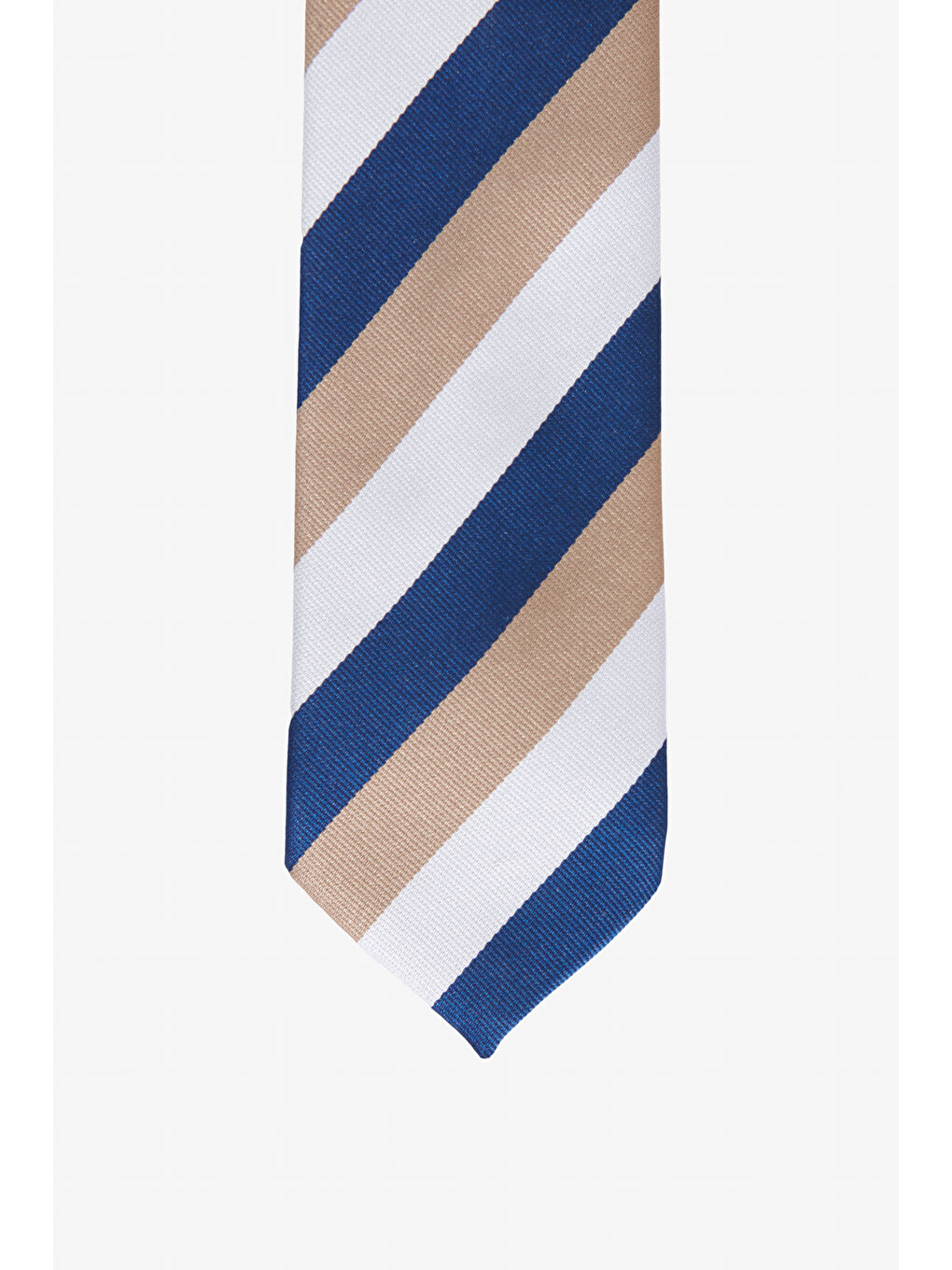 Erkek Lacivert-Kahverengi Desenli Kravat-1