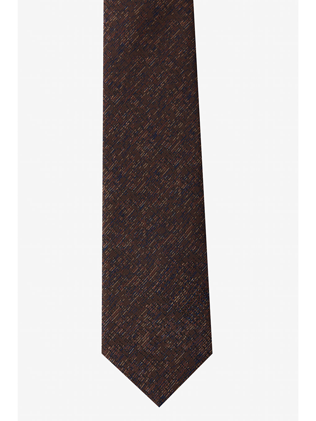 Erkek Kahverengi Desenli Kravat-1