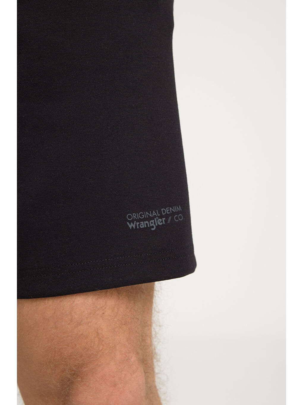 Regular Fit Normal Kesim Normal Bel Siyah Sweat Şort-2