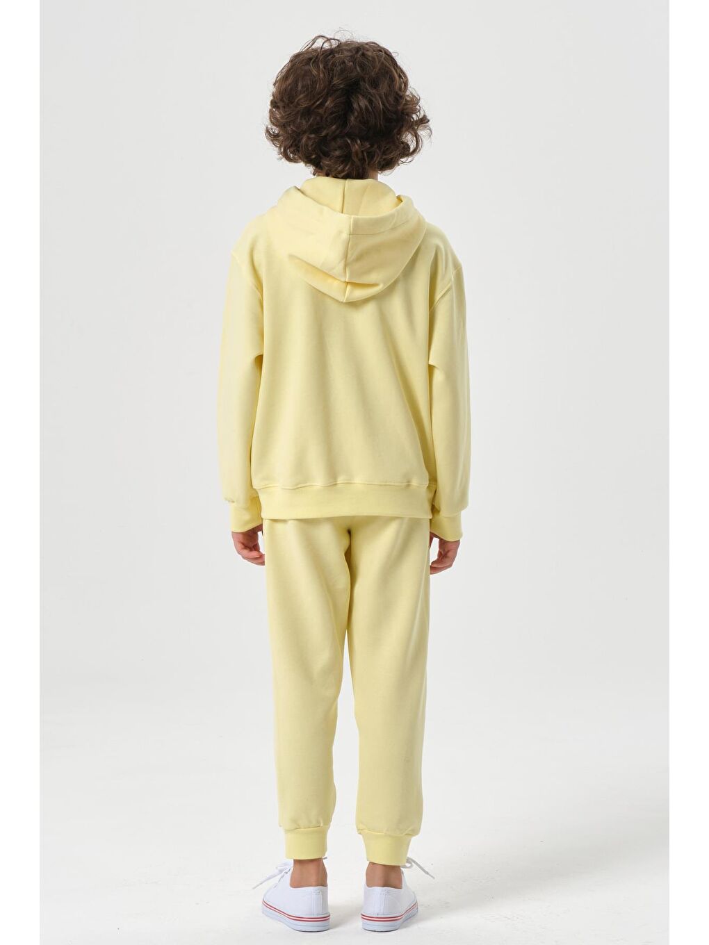 Sarı Mevsimlik Erkek Çocuk Eşofman Takımı-5