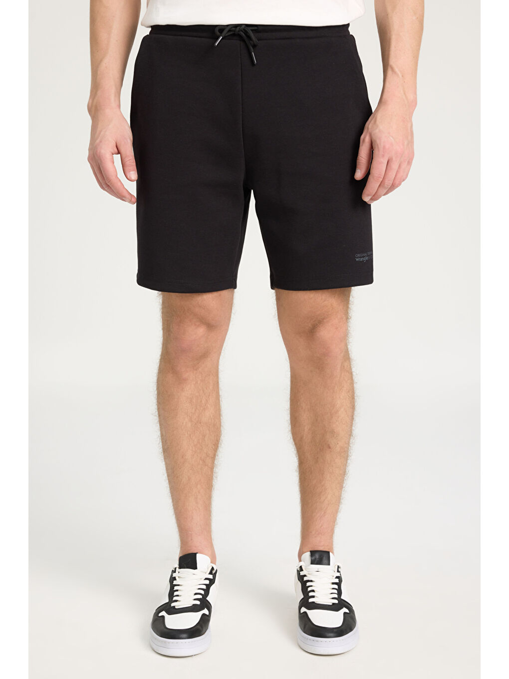 Regular Fit Normal Kesim Normal Bel Siyah Sweat Şort-3