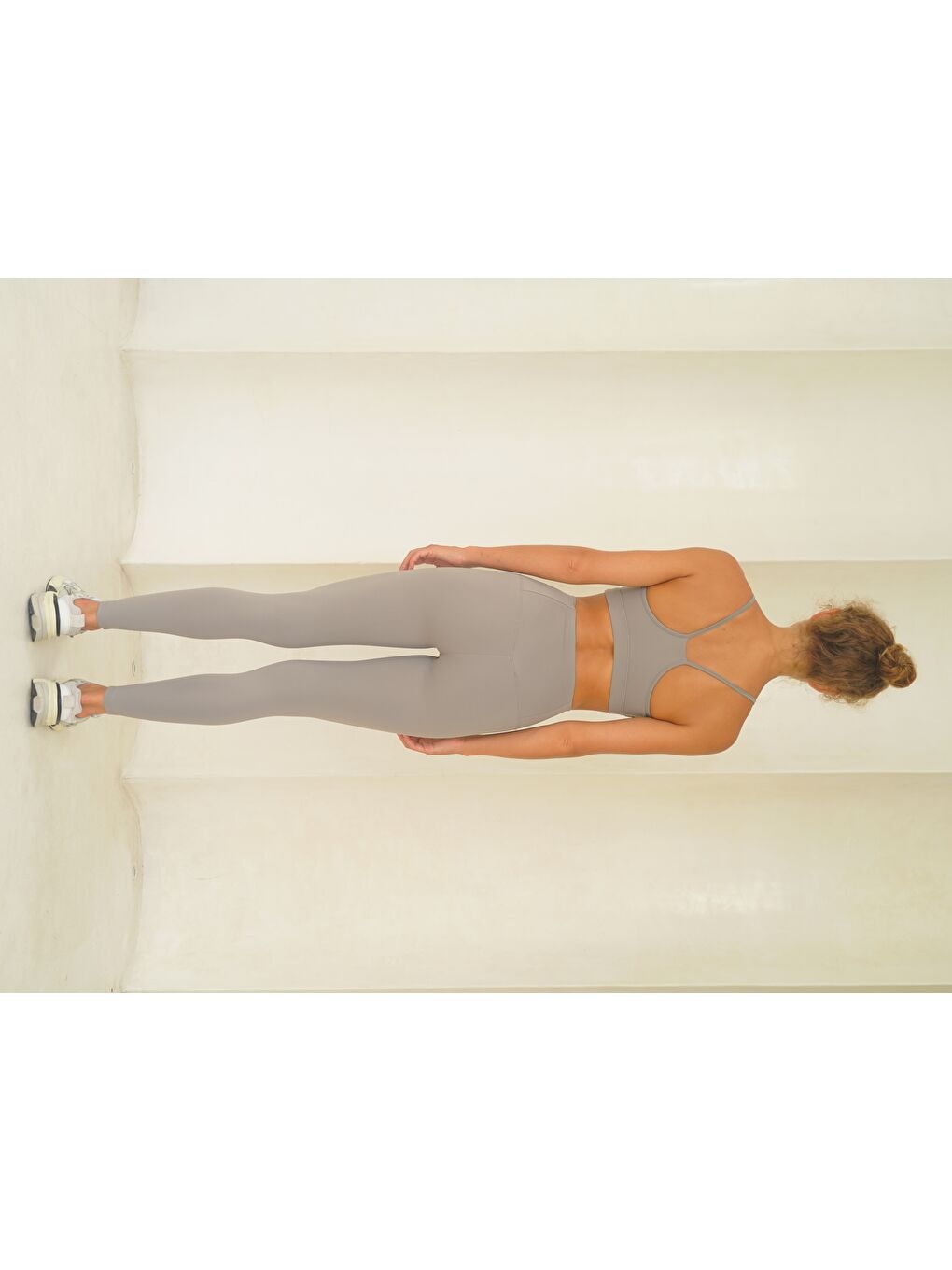 Fold Kaplı Spor Gri Crop-4