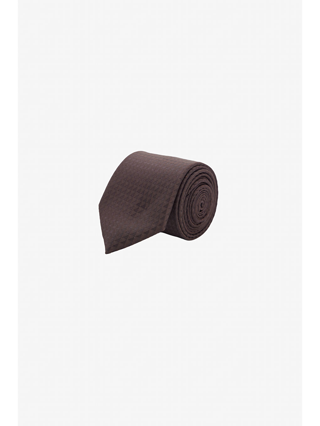 Erkek Kahverengi Desenli Kravat