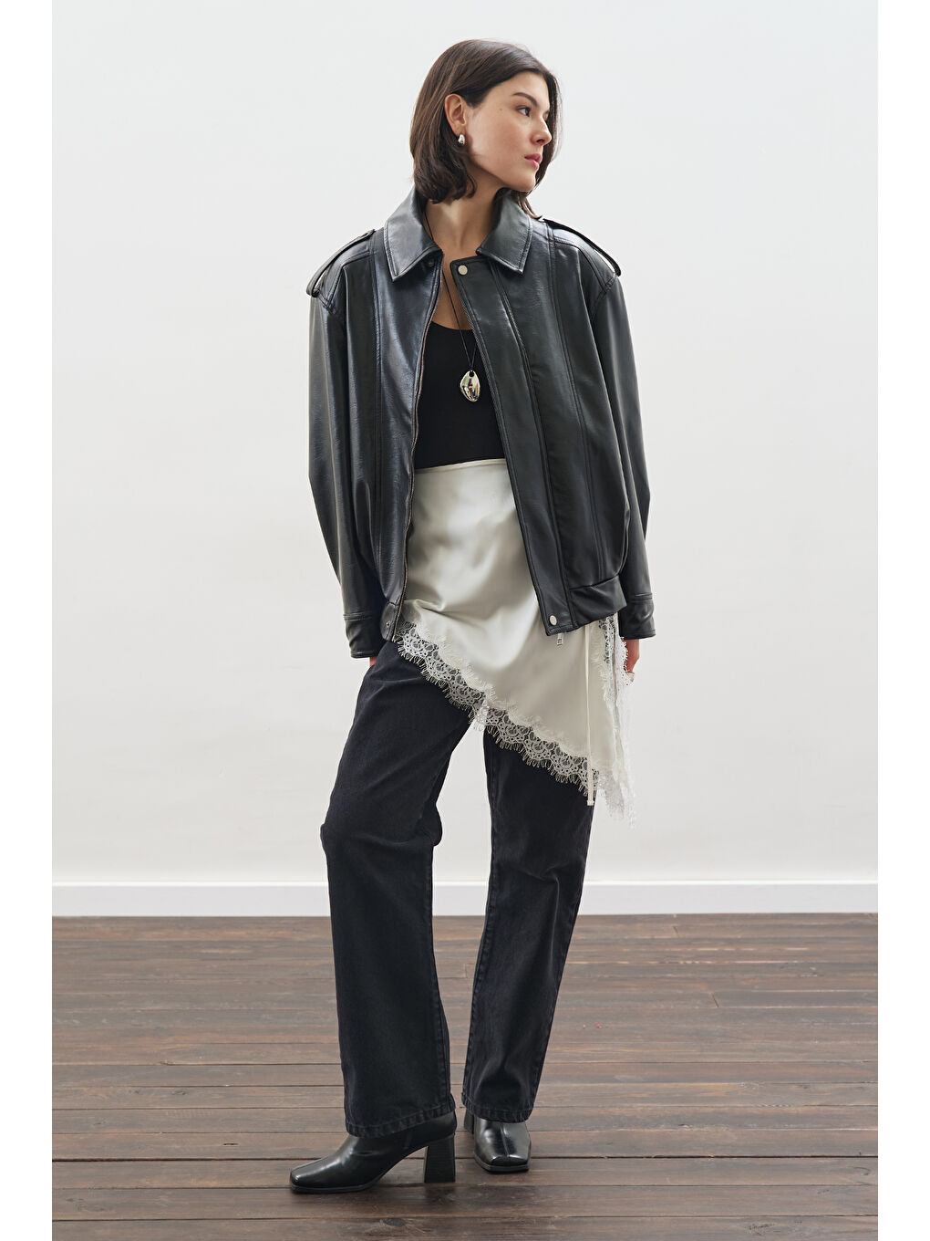 Dantel Şeritli Bel Aksesuar Ekru-2