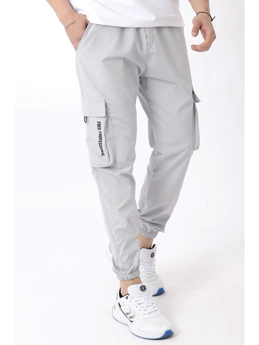 Stilkombin Taş Paraşüt Kumaş Paça Lastikli Kargo/Jogger Alt PLDP 01_70093