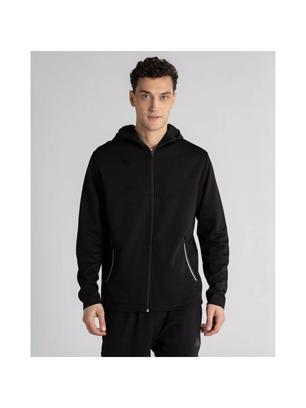 Koradi Erkek Siyah Fermuarlı  Sweatshırt