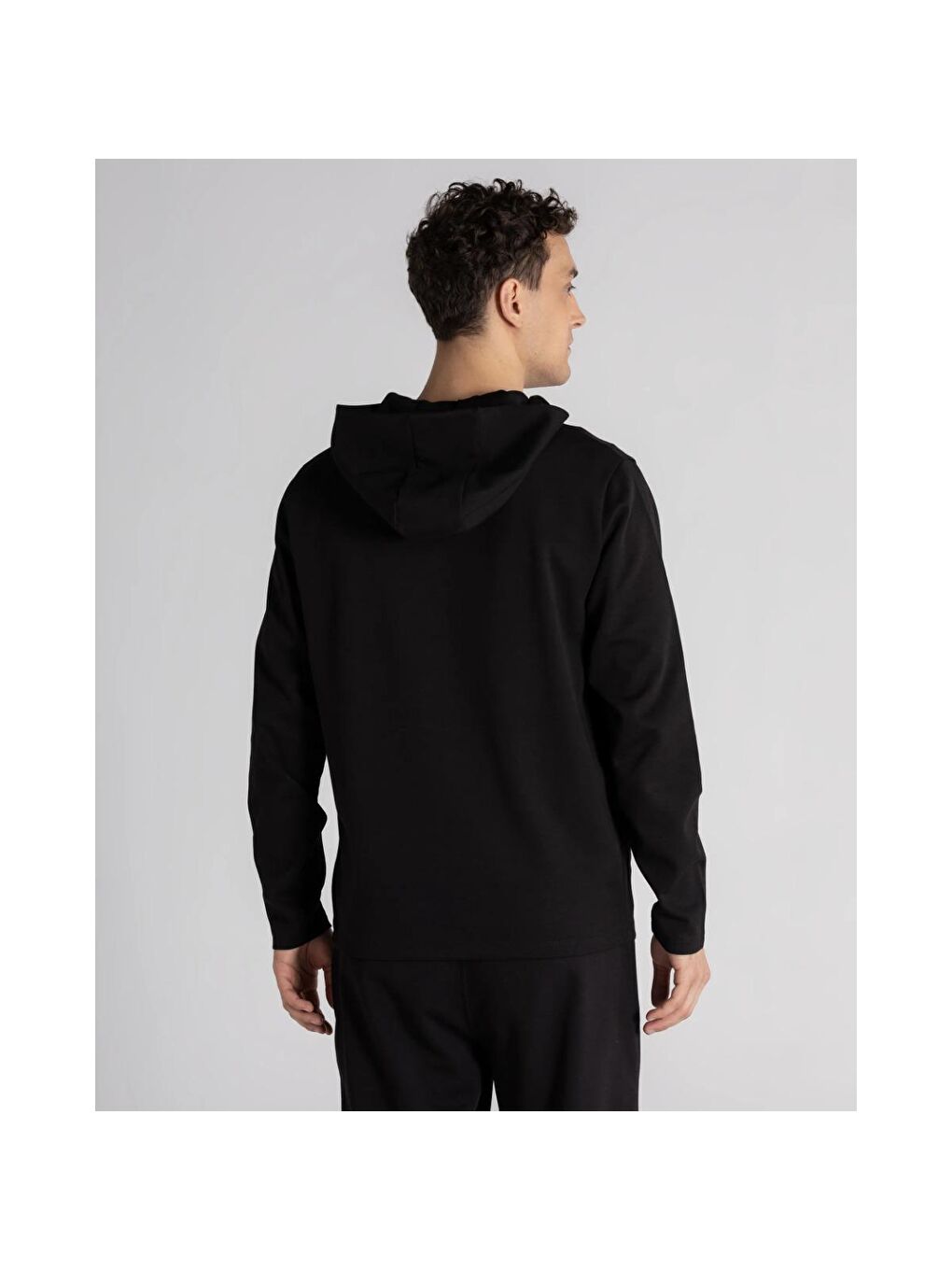 Koradi Erkek Siyah Fermuarlı  Sweatshırt-2