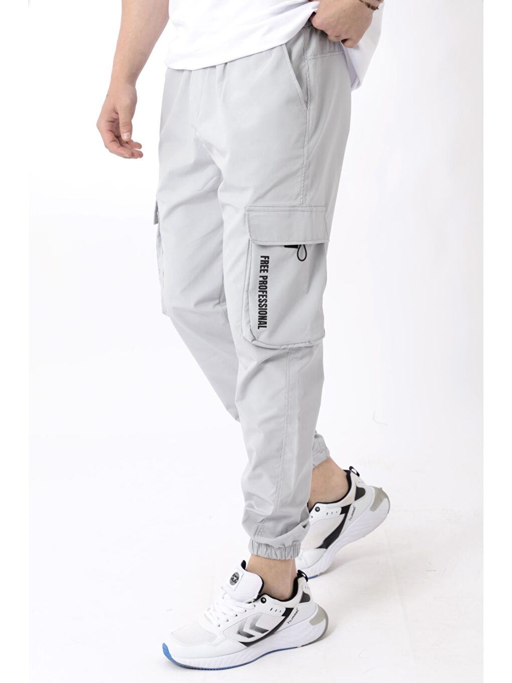 Stilkombin Taş Paraşüt Kumaş Paça Lastikli Kargo/Jogger Alt PLDP 01_70093 - 1