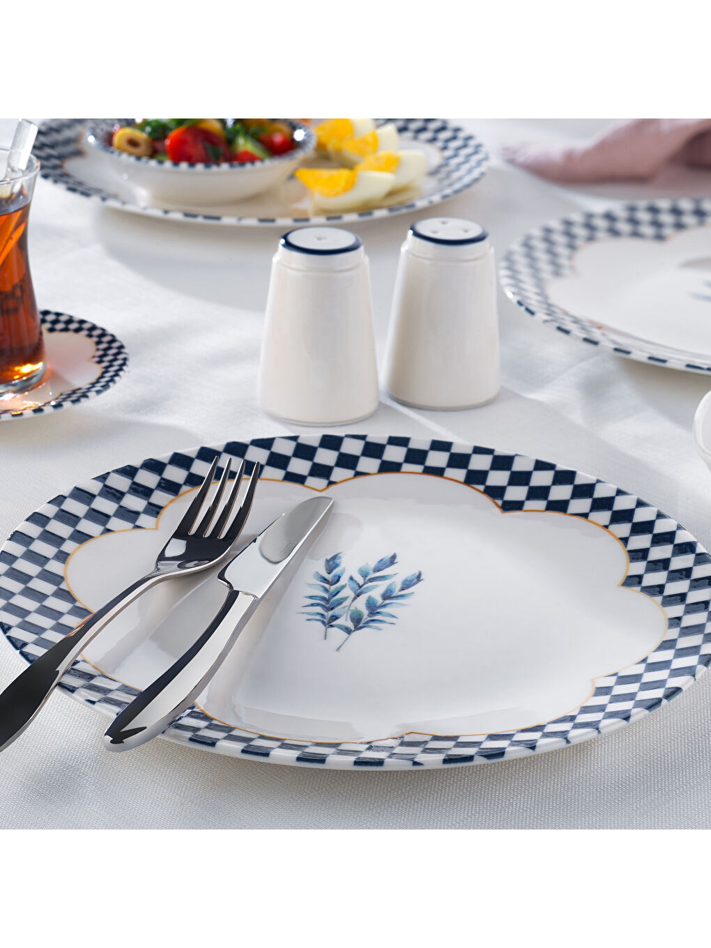 Suzzy Kahvaltı Takımı 32 Parça-Mavi-2