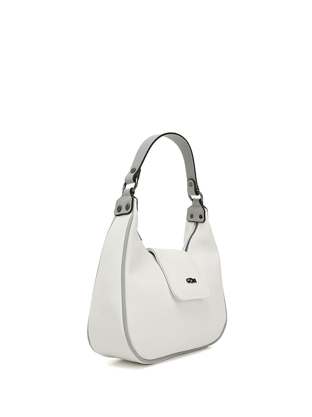 Beyaz Kadın BEYAZ Uzun Askılı Omuz Çantası-1