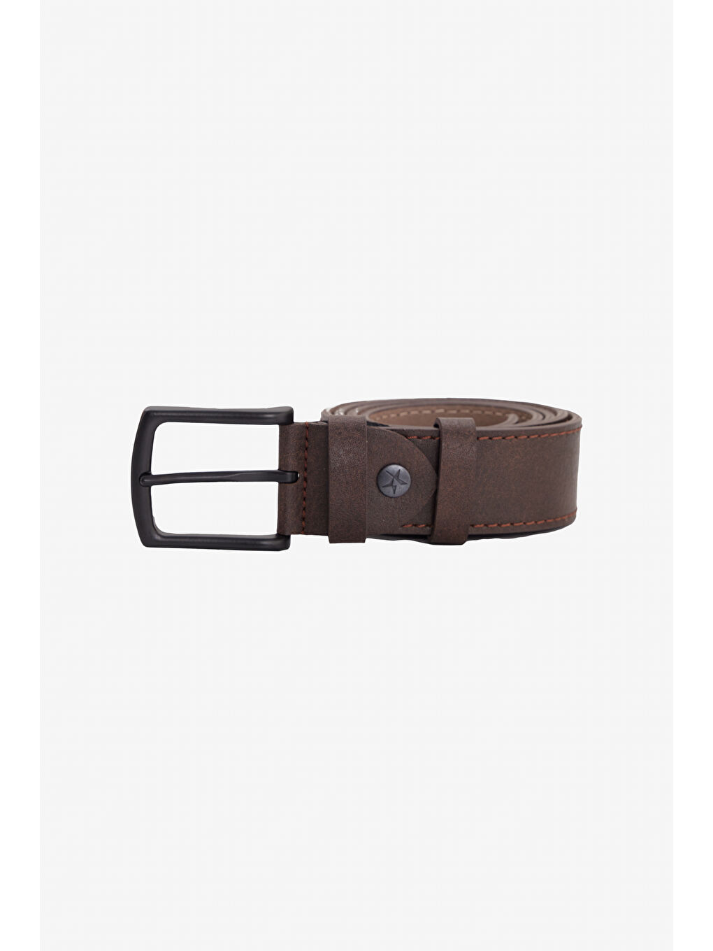 Erkek Kahverengi Desenli Jean Jean Kemeri