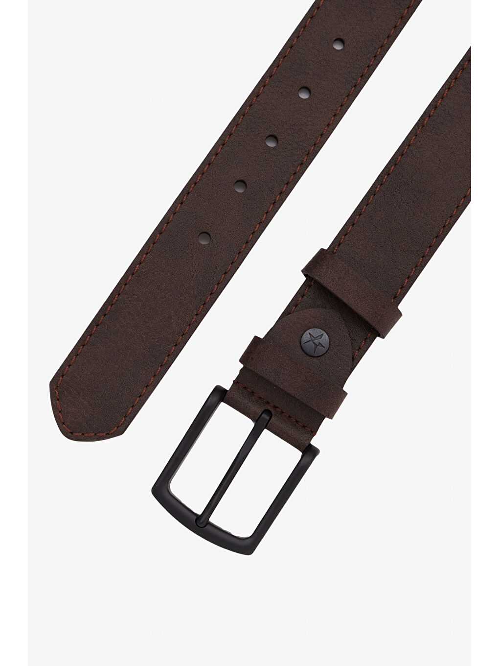 Erkek Kahverengi Desenli Jean Jean Kemeri-1