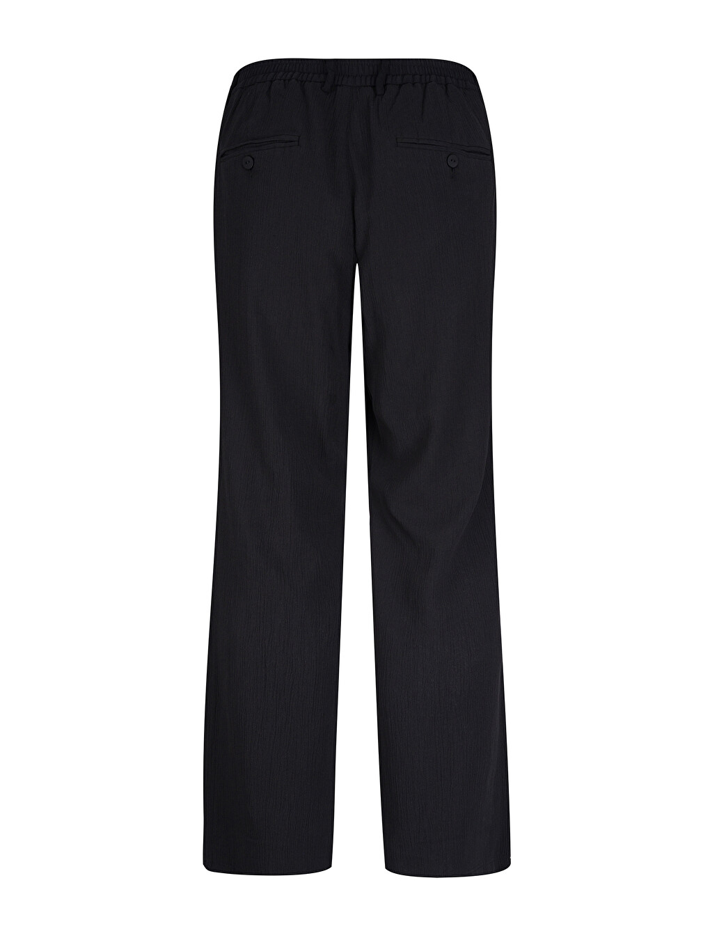 Siyah Regular Fit Yandan Cepli 100% Pamuk Jogger Pantolon-2