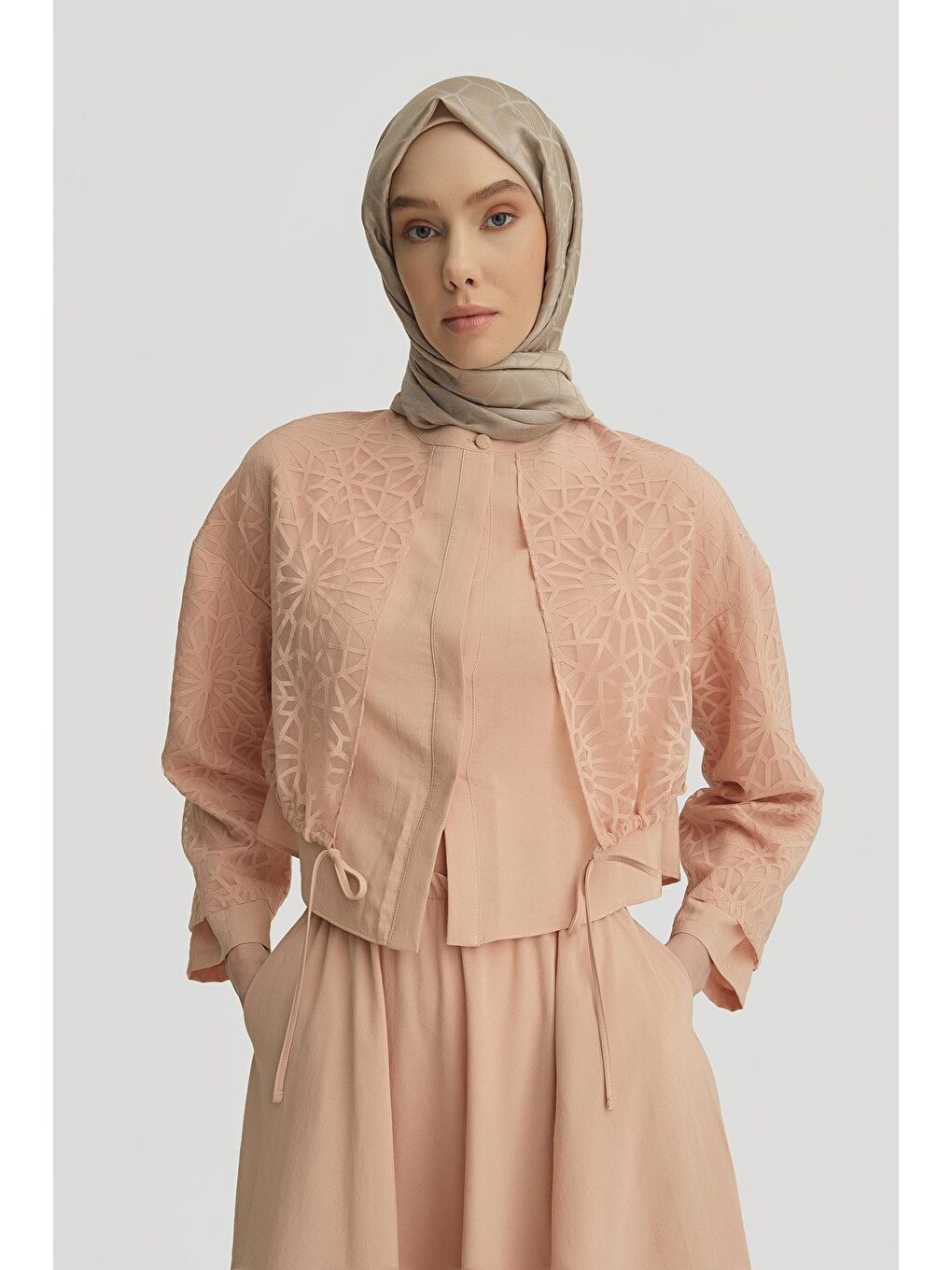 Kumaş Mixli Takım 25Y6019 Soluk Pembe-1