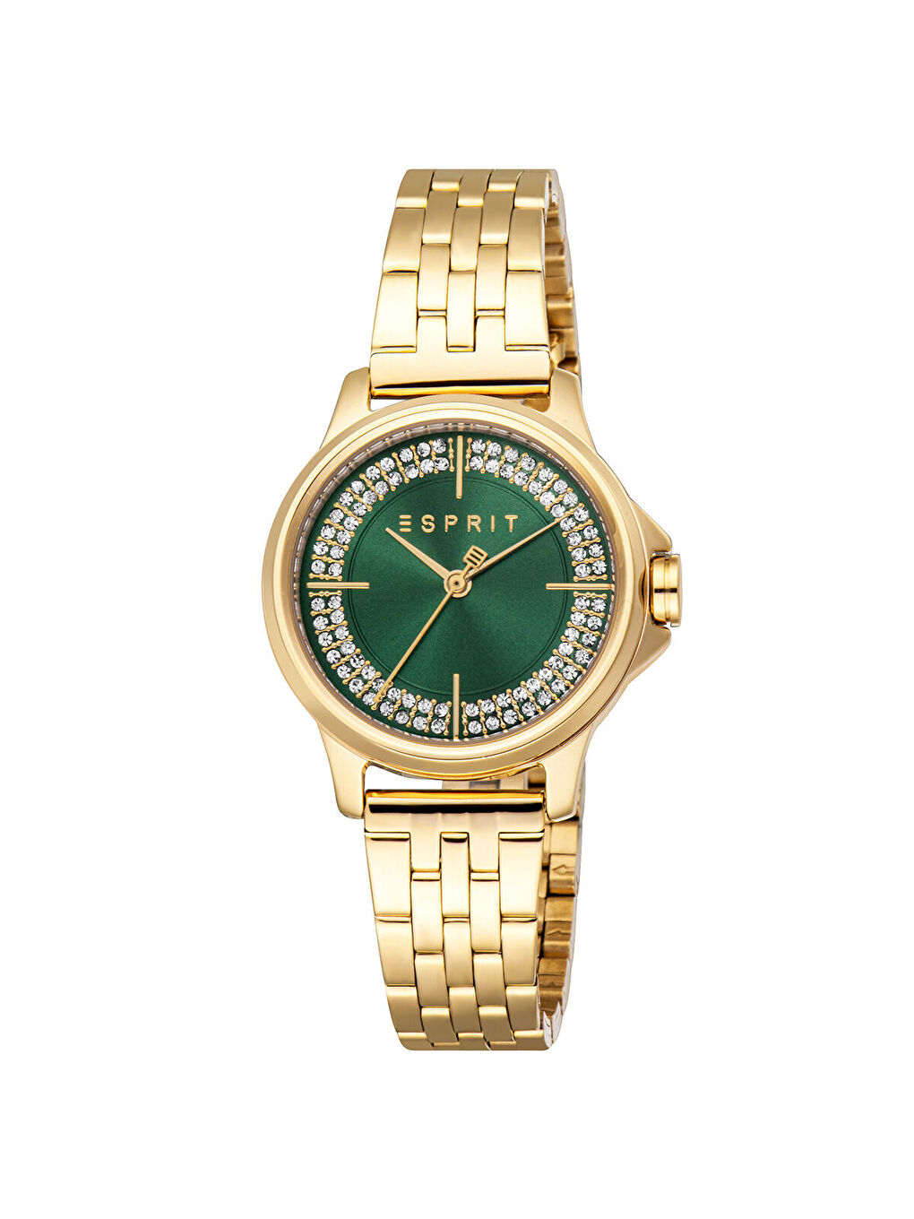 Sarı ES1L432M0055 Kadın Kol Saati ve Bileklik Seti-1