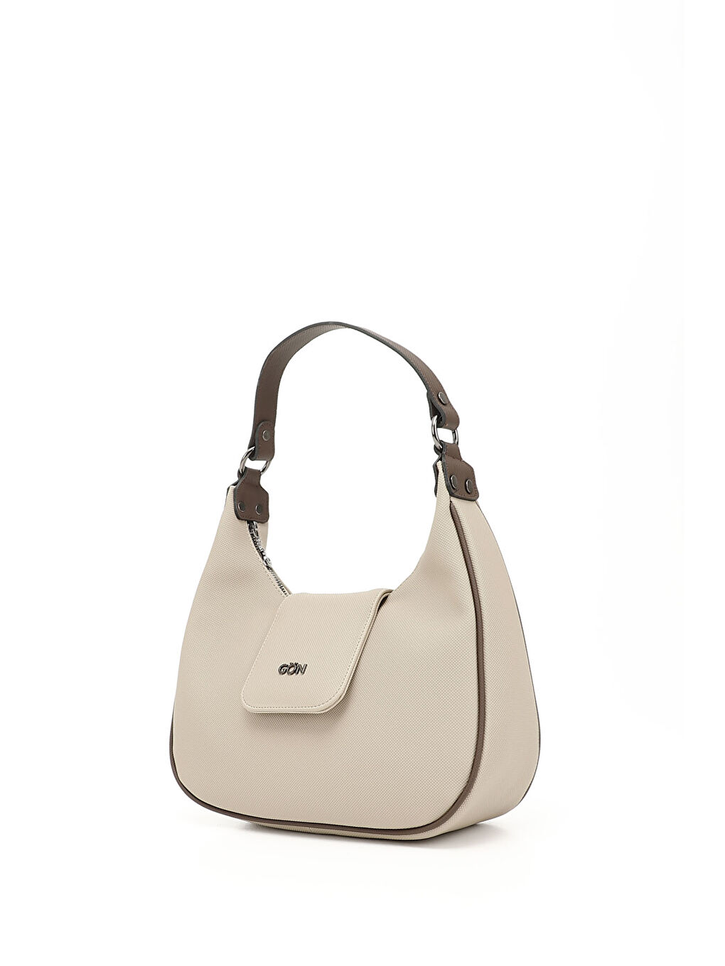 Bej Kadın BEJ-CAMEL Uzun Askılı Omuz Çantası-2