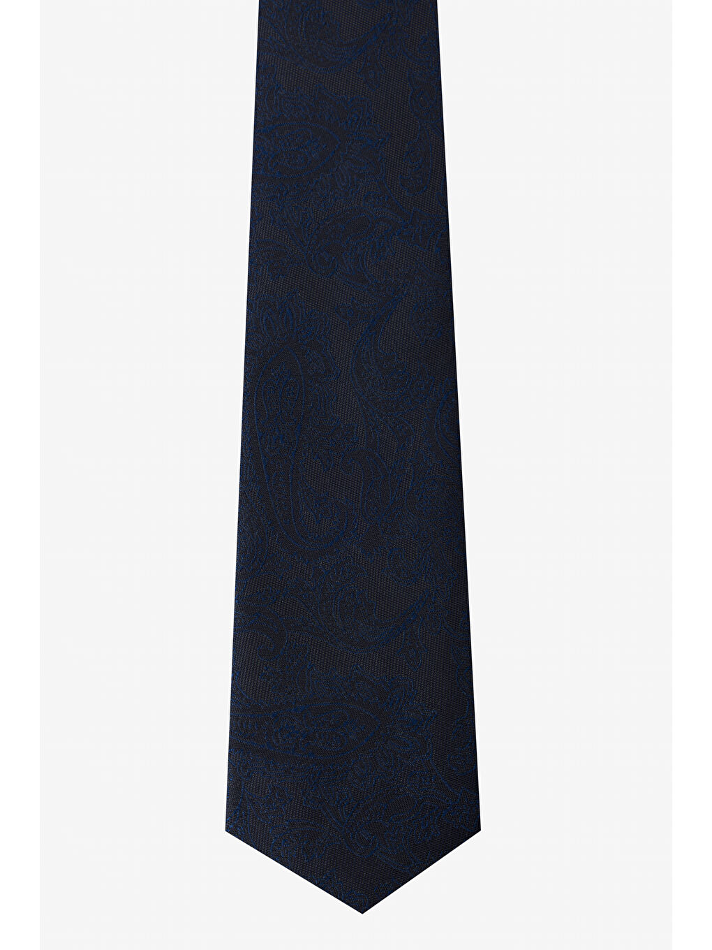 Erkek Lacivert Desenli Kravat-1