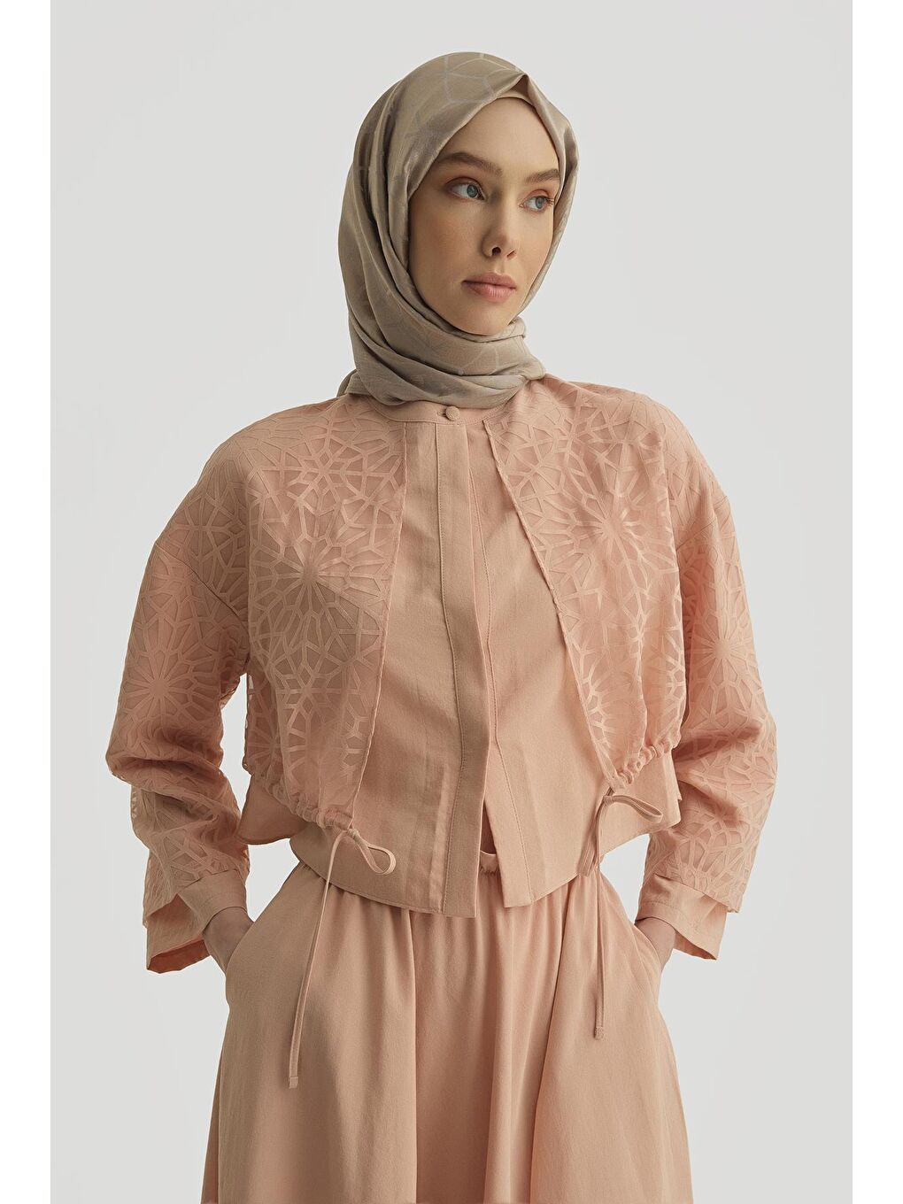 Kumaş Mixli Takım 25Y6019 Soluk Pembe-3