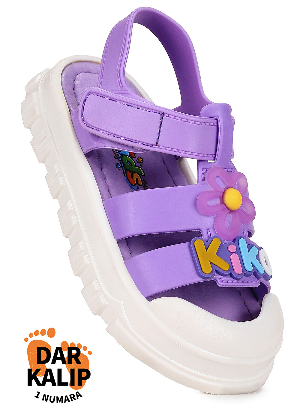Lila Jane Hafif Taban Kız Çocuk Sandalet-1