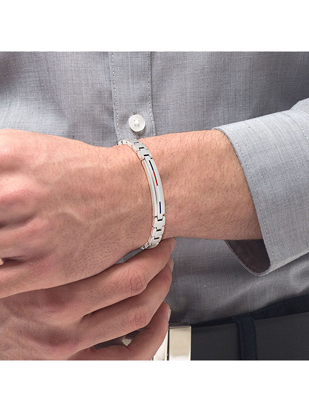 Gri THJ2790313 Erkek Bileklik-1