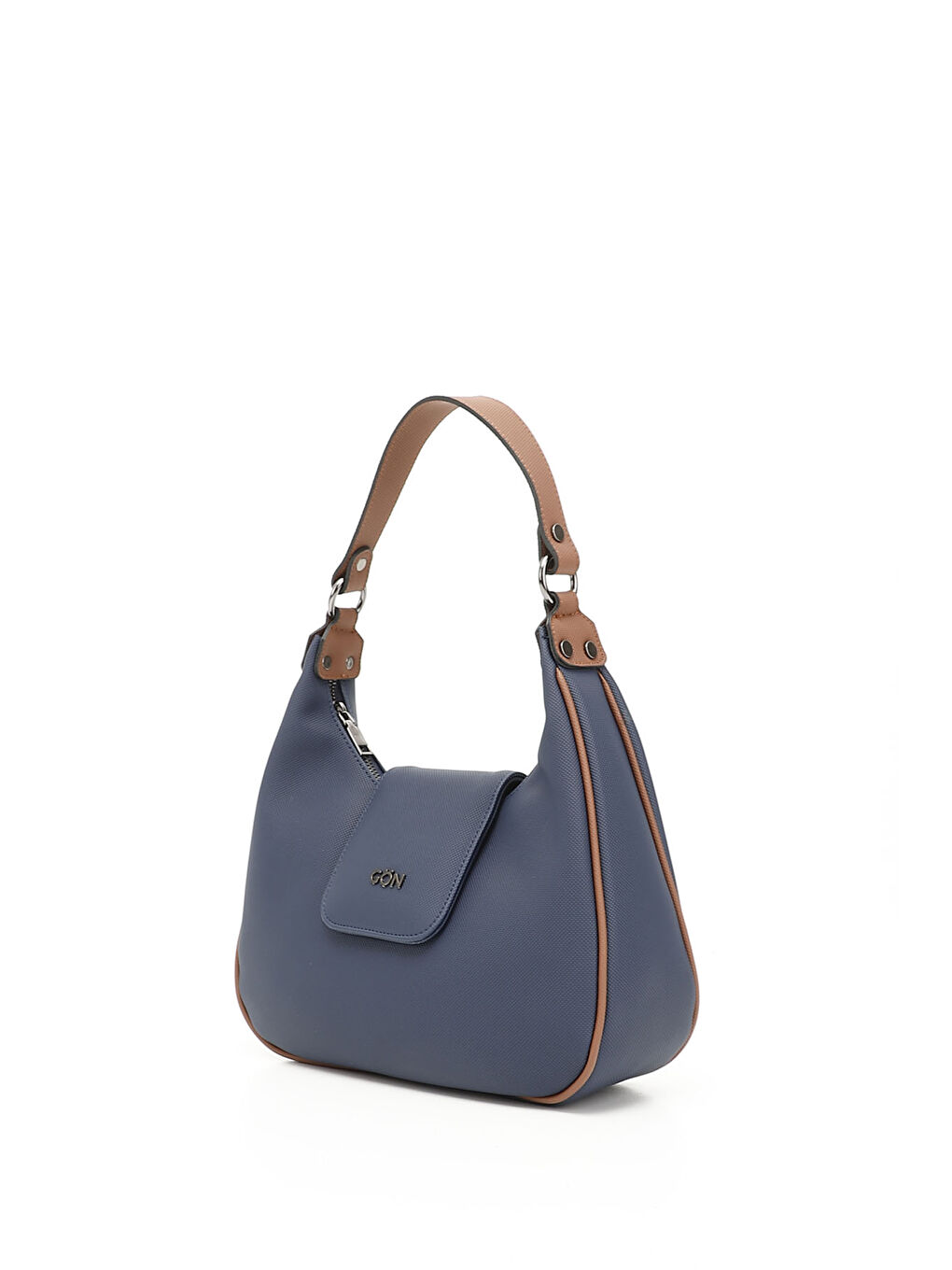 Lacivert Kadın LACİVERT Uzun Askılı Omuz Çantası-2