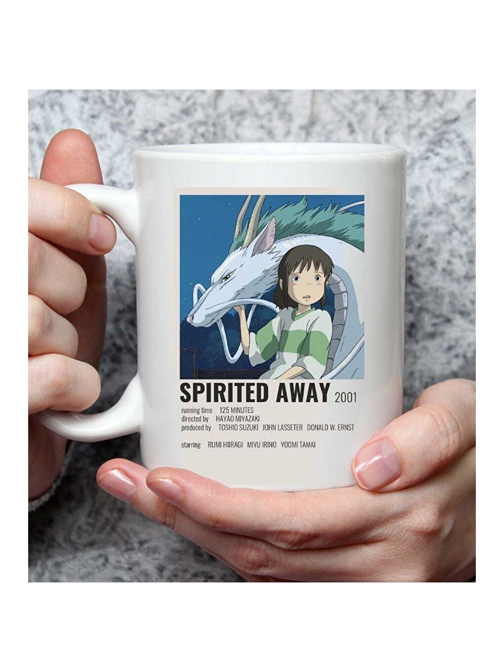 BAM HEDİYELİK EŞYA Karışık Spirited Away Anime Tasarımlı Kupa Bardak