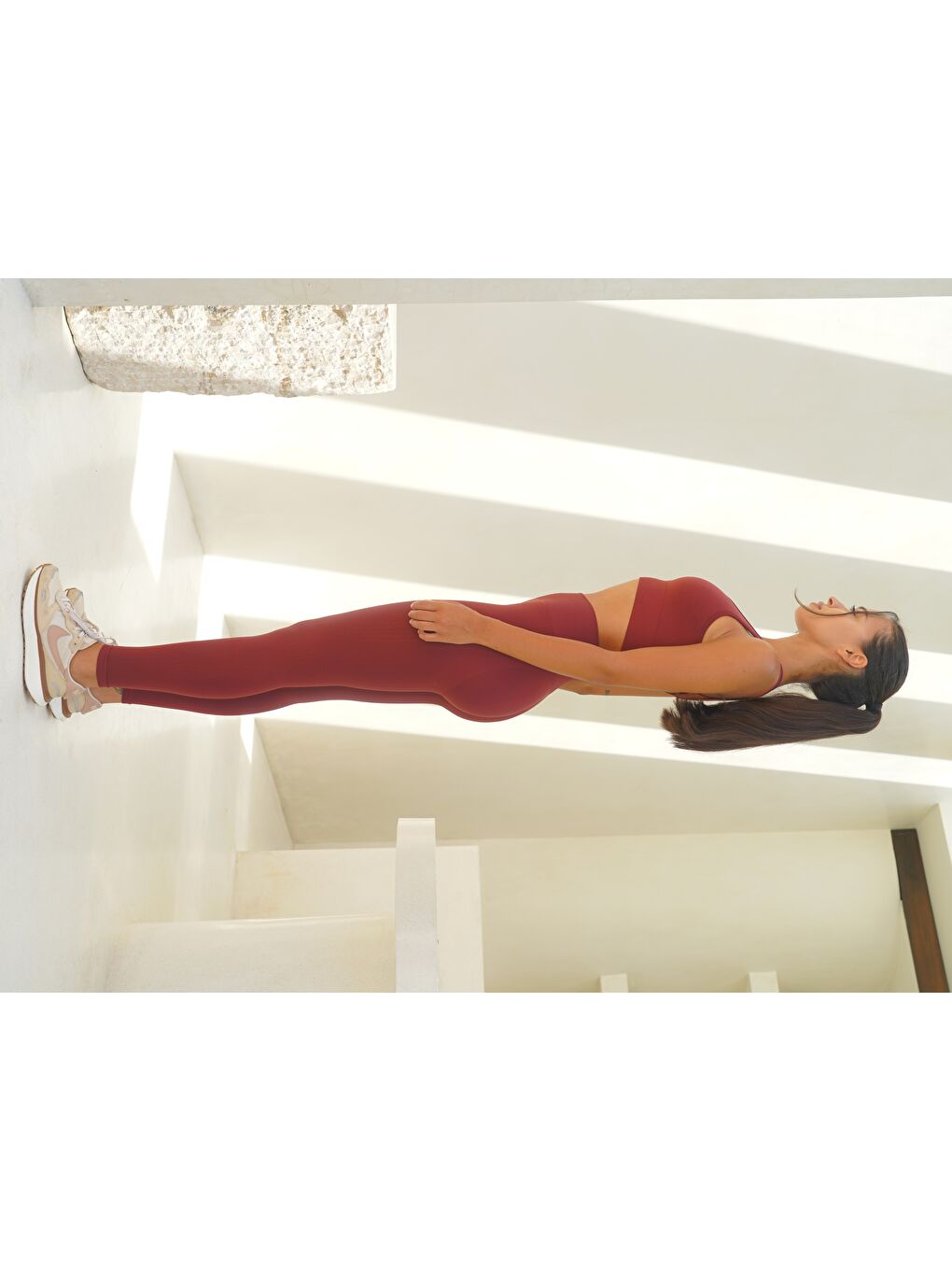 Surya Bordo Destekli Spor Sütyeni-3