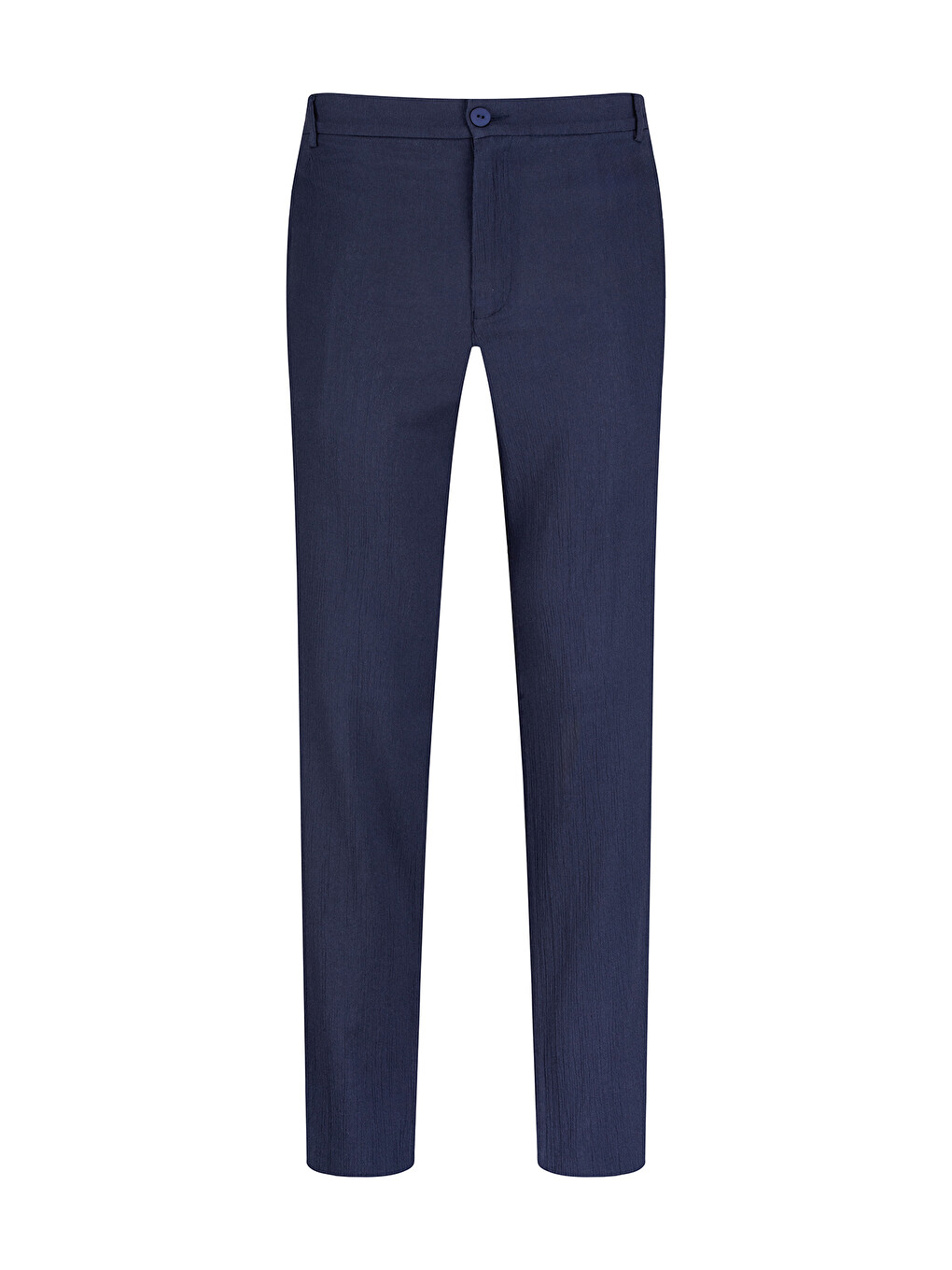Lacivert Regular Fit Yandan Cepli 100% Pamuk Jogger Pantolon