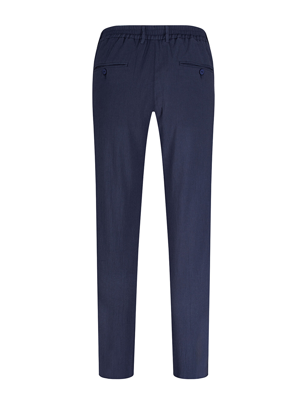 Lacivert Regular Fit Yandan Cepli 100% Pamuk Jogger Pantolon-1
