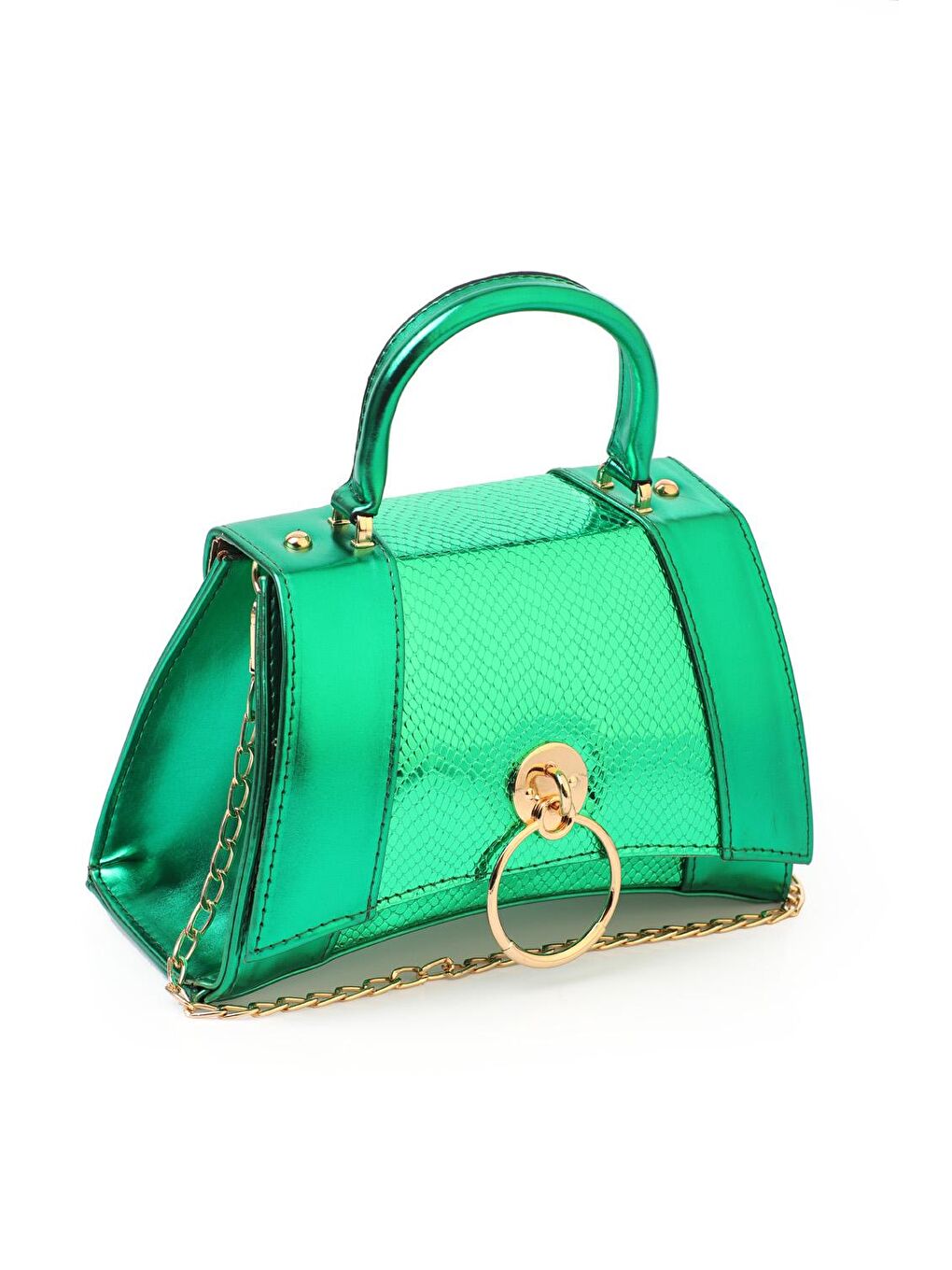 Yeşil Savonita  Kadın Çanta-4