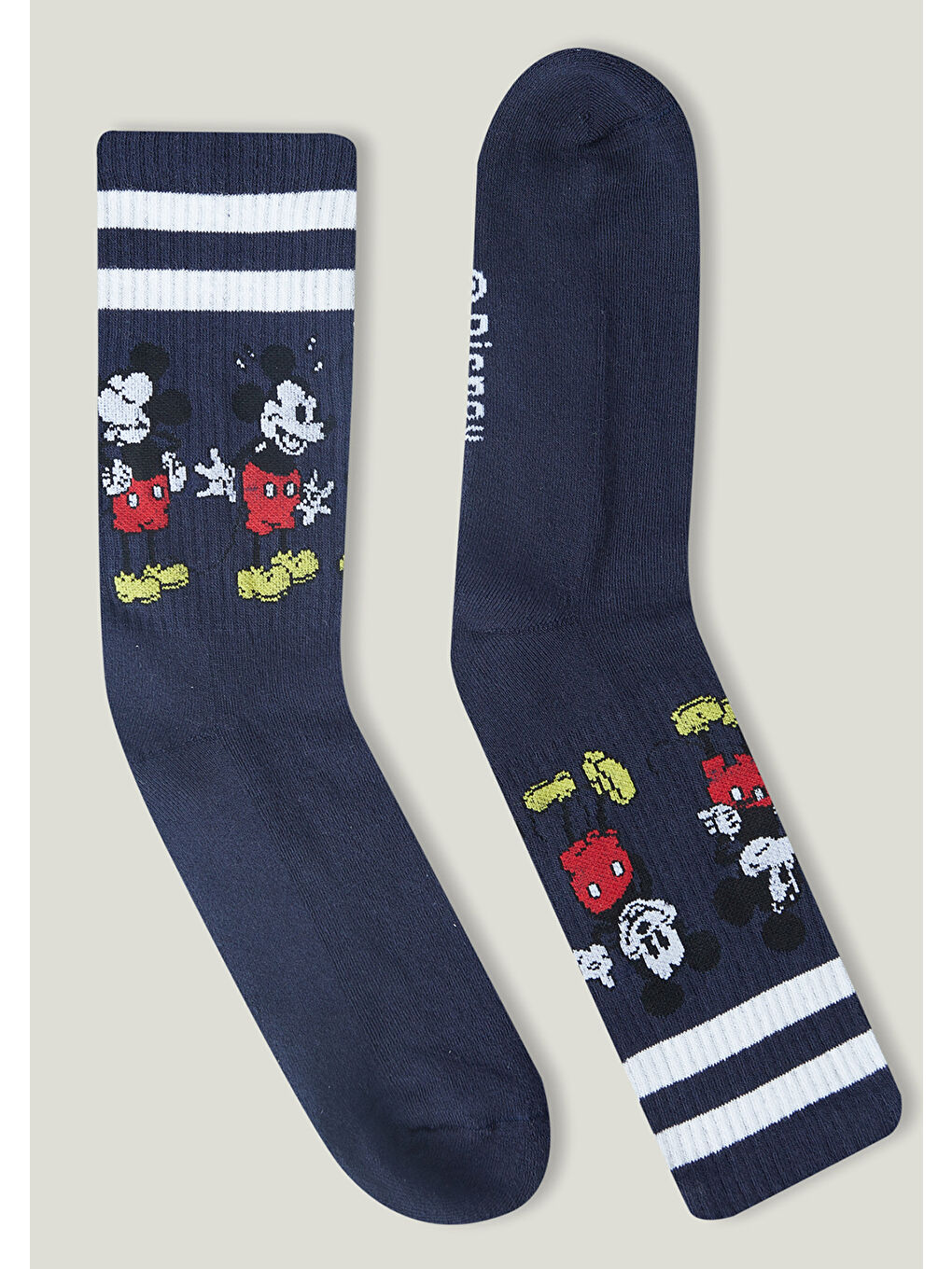 Erkek Çocuk Lacivert Mickey Desenli Soket Çorap