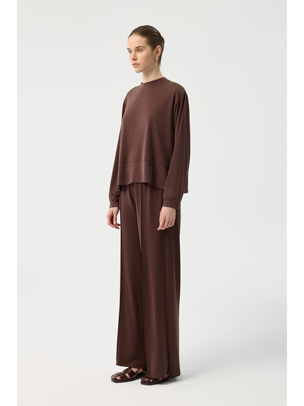 Modal Cupra Pantolon Kahverengi