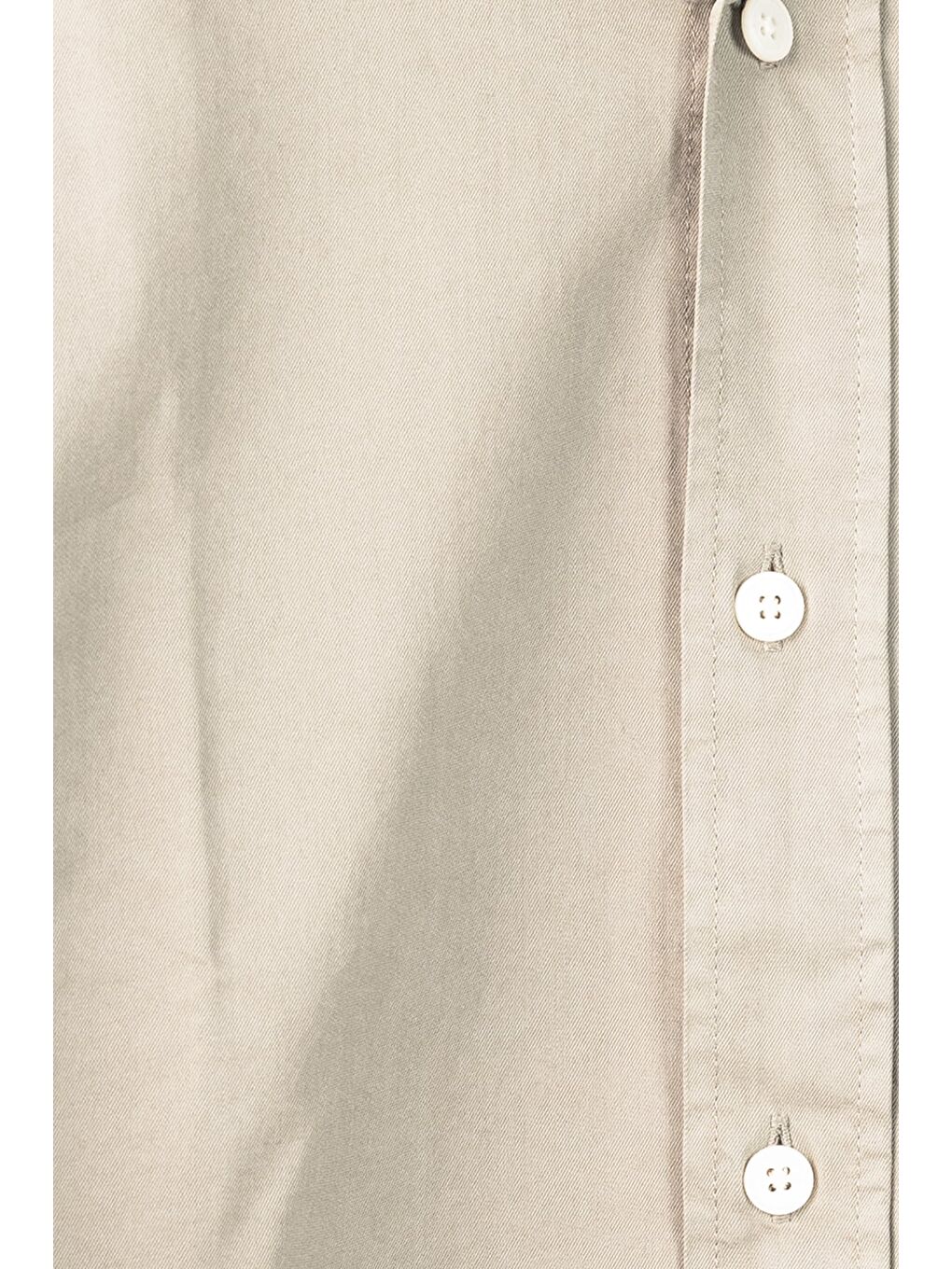 Erkek Bej Normal Kesim Regular Fit %100 Pamuk Gabardin Uzun Kollu Klasik Yaka Gömlek-2