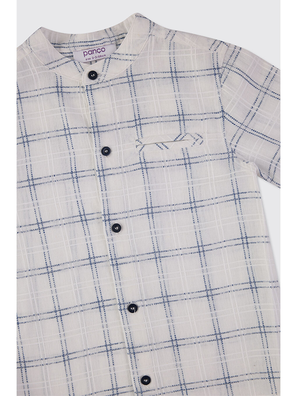 Erkek Bebek Hakim Yaka Beyaz Gömlek-3