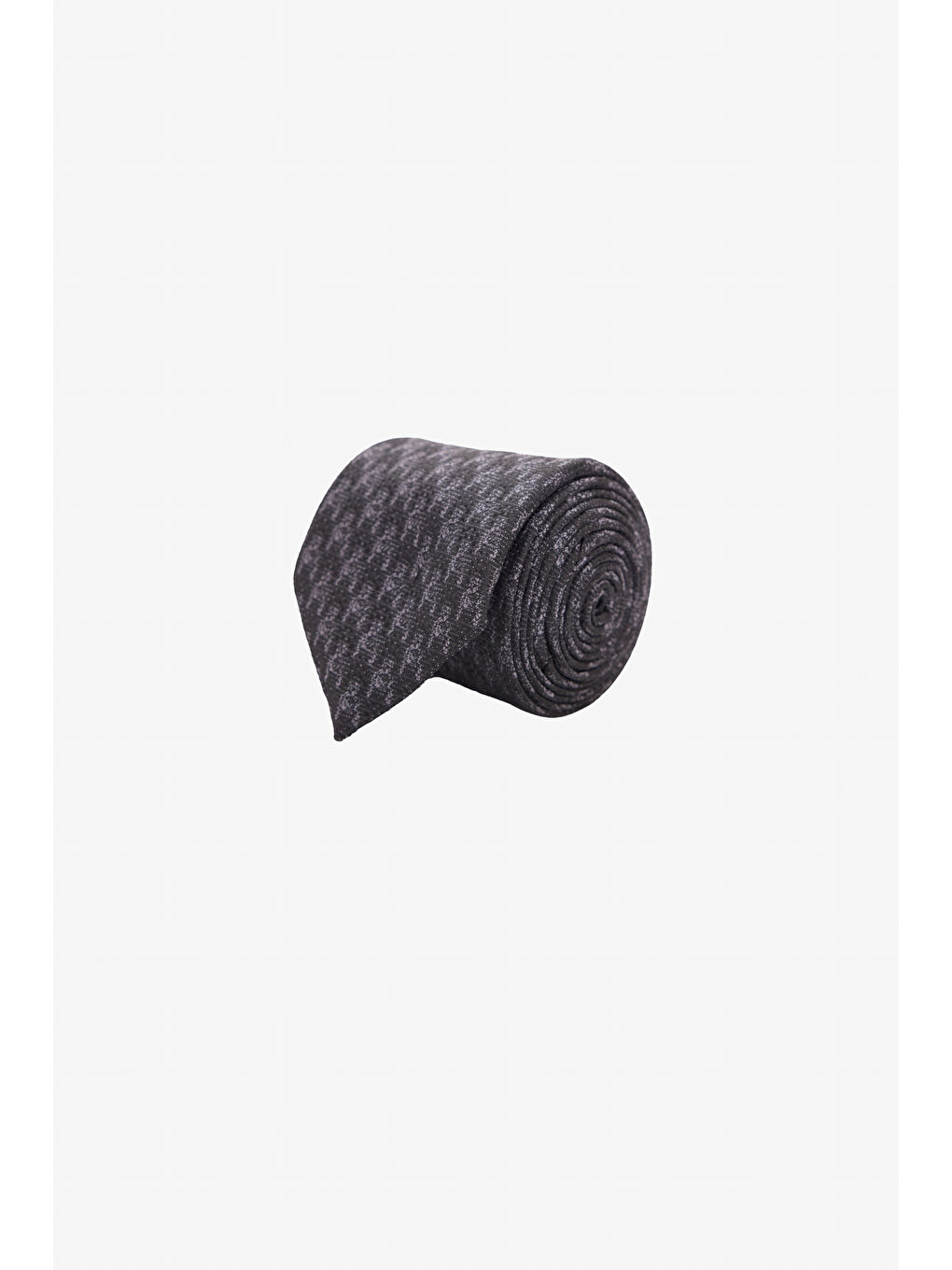 Erkek Siyah-Gri Desenli Kravat