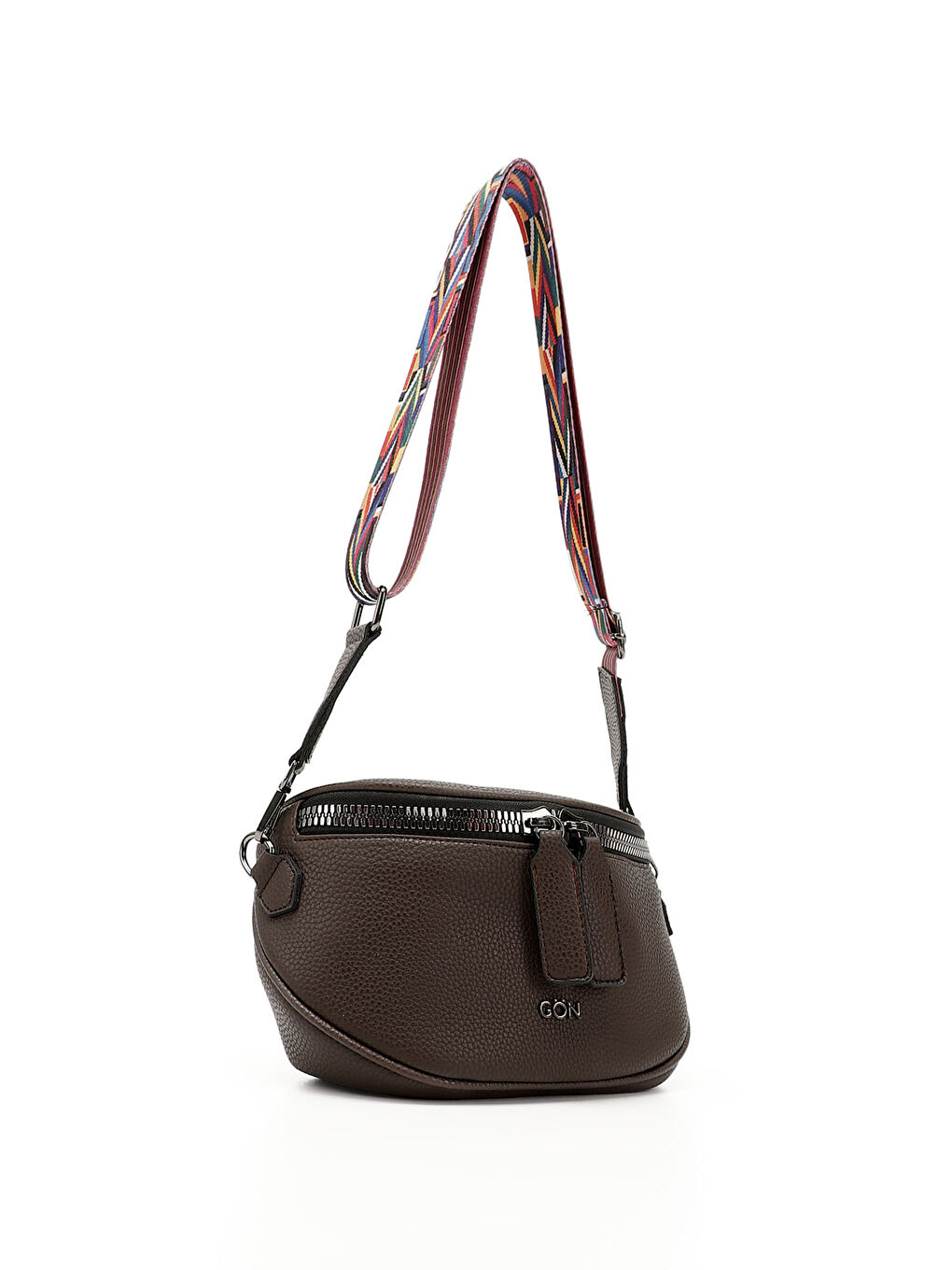 Kahverengi Kadın ÇİKOLATA KAHVE Uzun Askılı Omuz Çantası-2