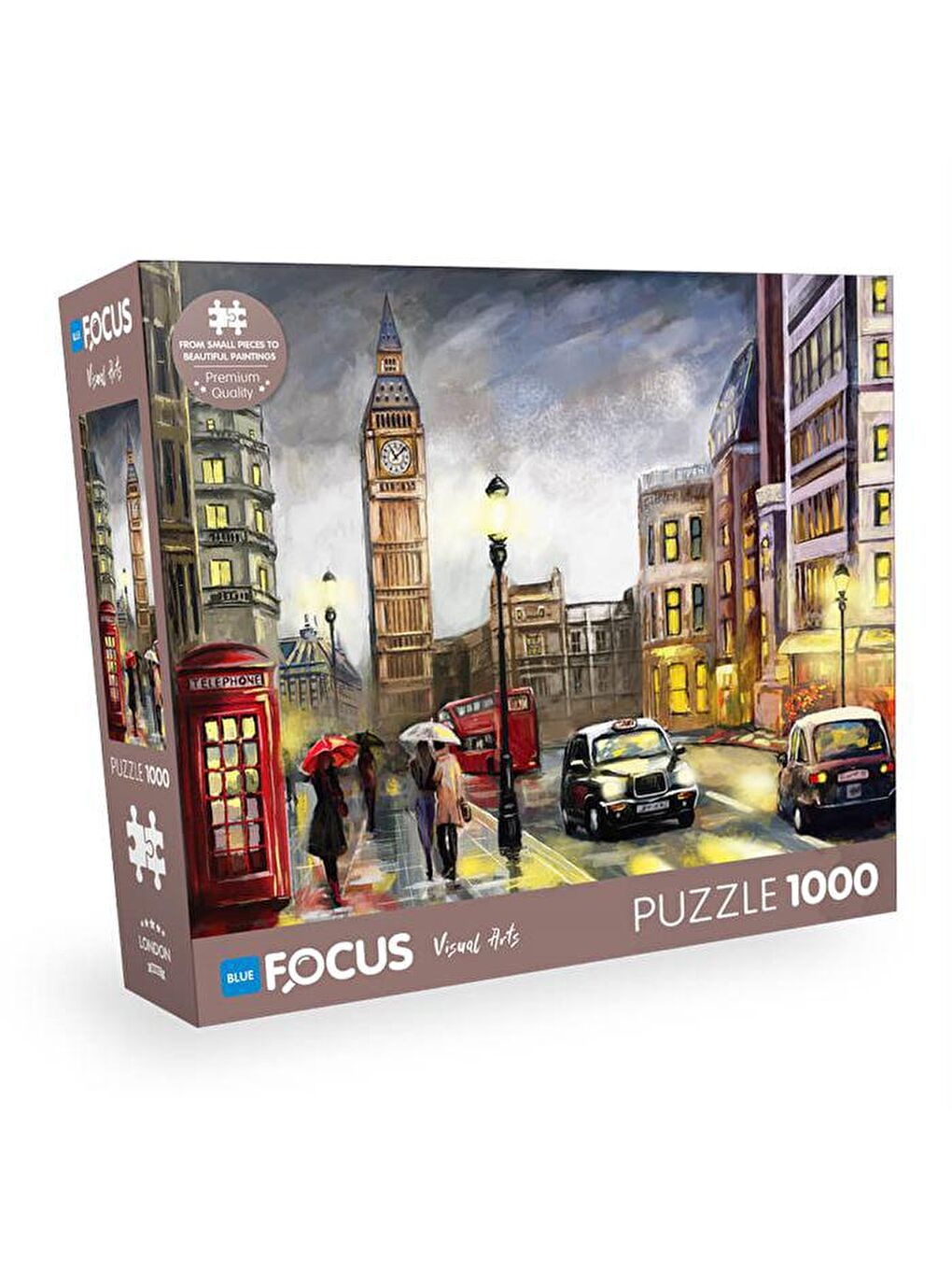 Blue Focus Karışık 1000 Parça Puzzle London