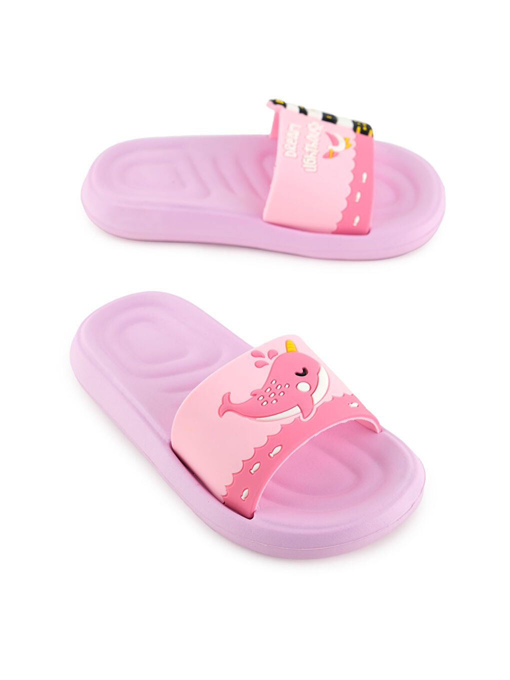 Pembe Yazlık Kız Çocuk Eva Banyo Havuz Plaj Terlik