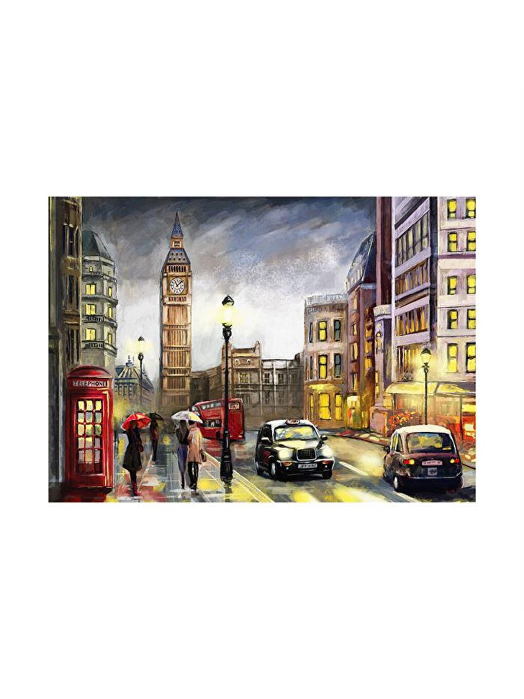 Blue Focus Karışık 1000 Parça Puzzle London - 1