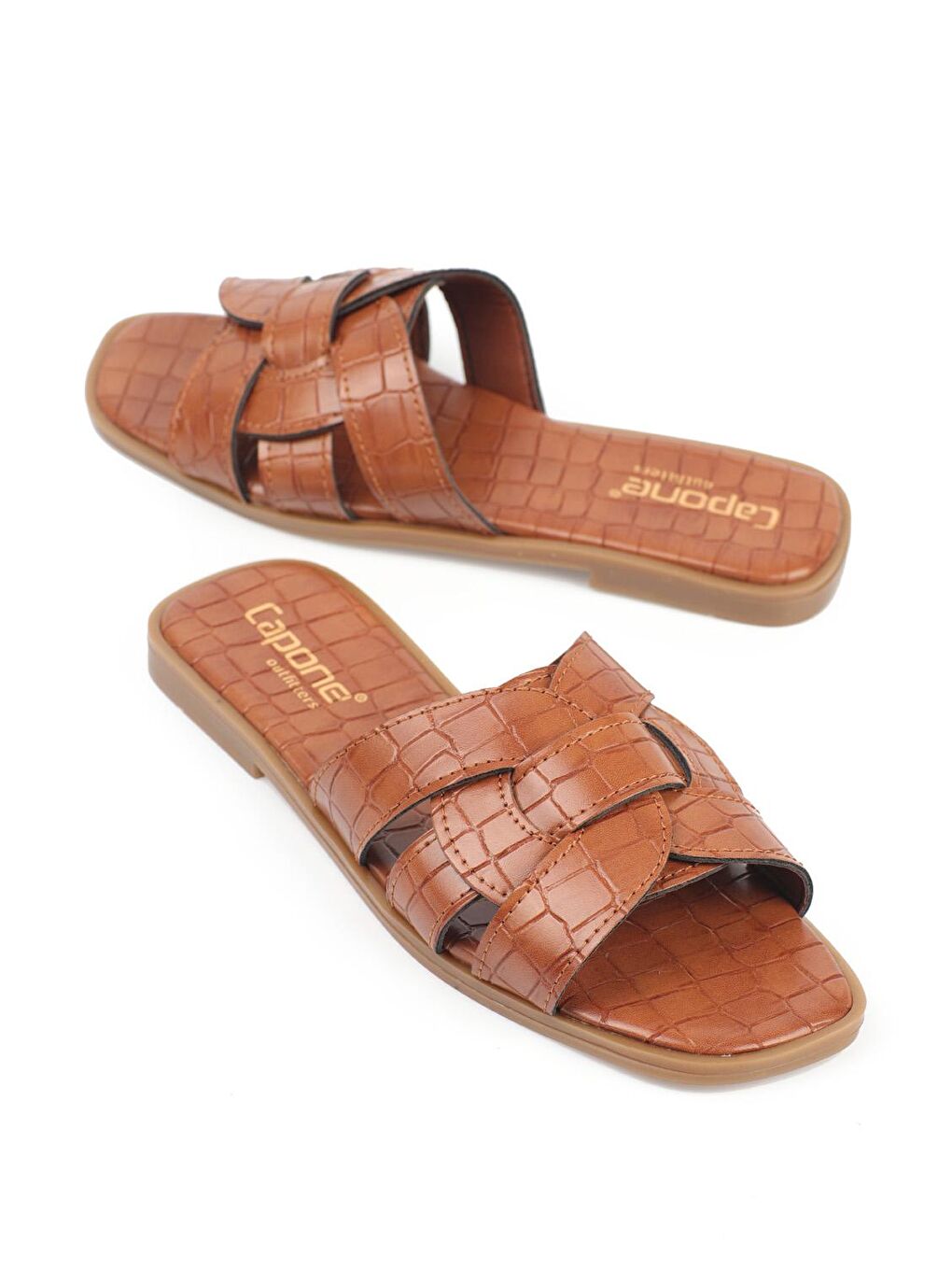 Kahverengi Lauren Kadın Terlik-1