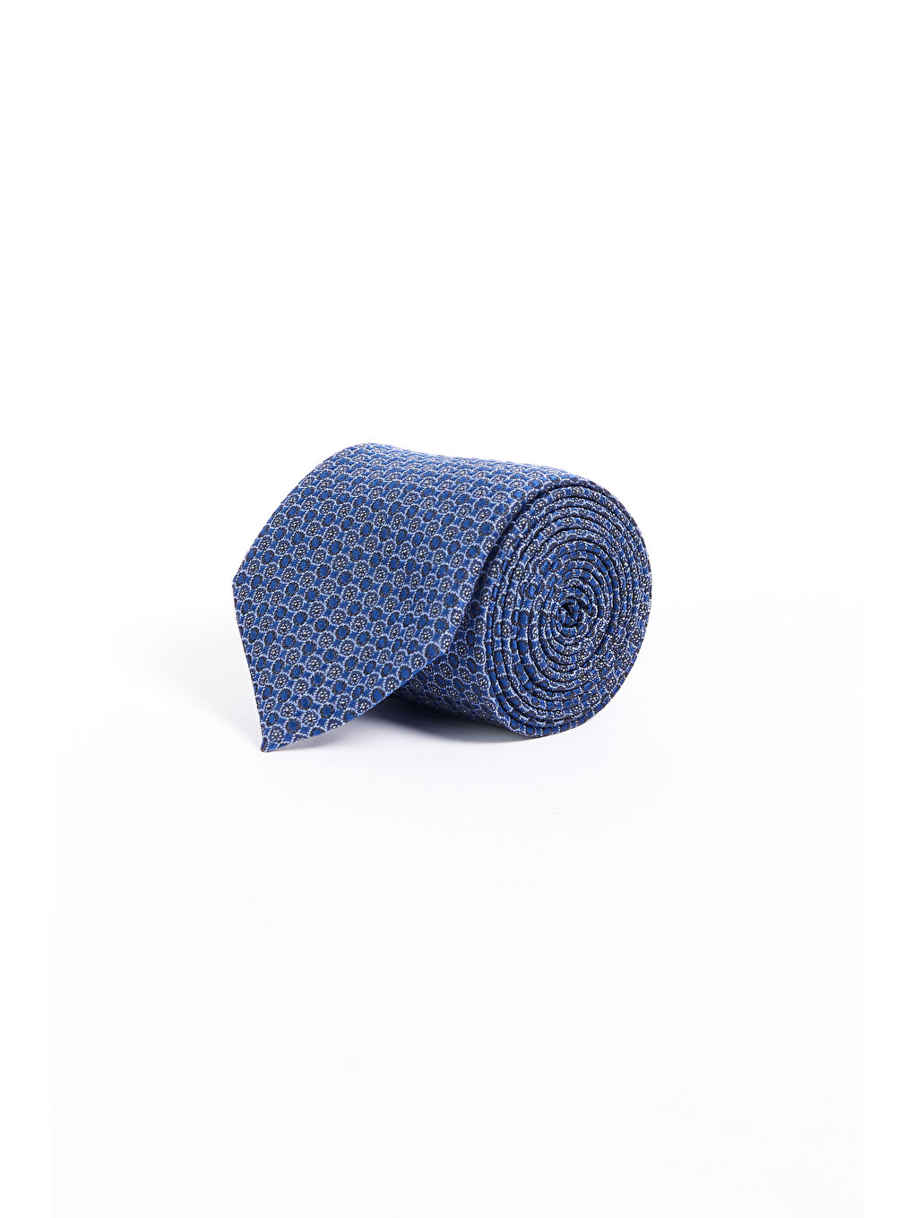 Erkek Lacivert Desenli Kravat