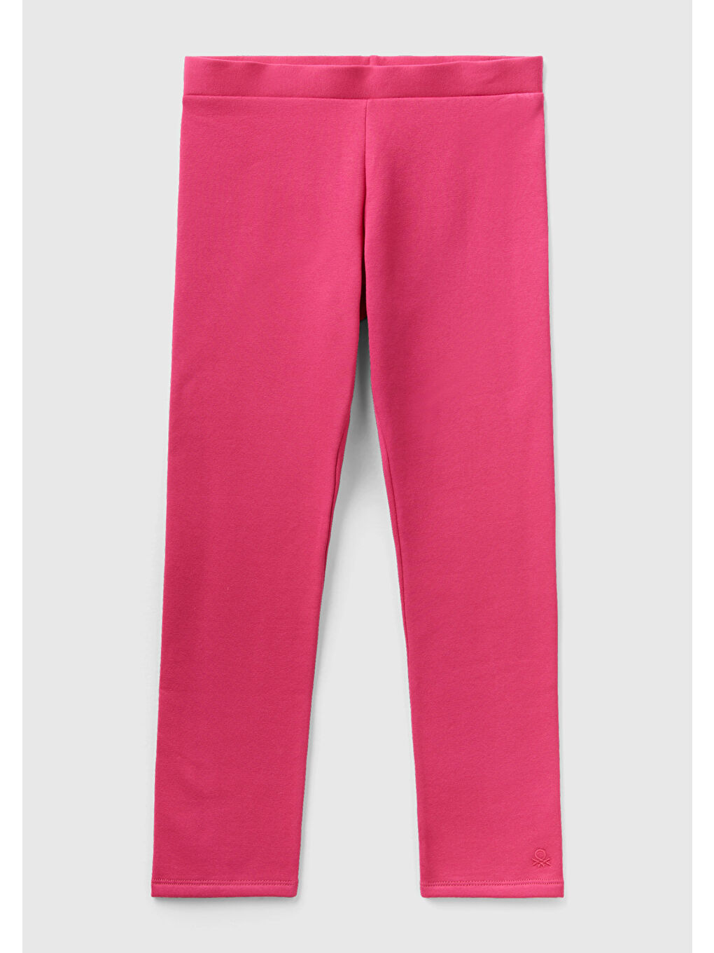 Kız Çocuk Fuşya Logo Detaylı Tayt