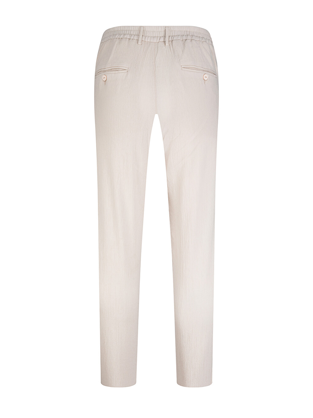 Ekru Regular Fit Yandan Cepli 100% Pamuk Jogger Pantolon-1