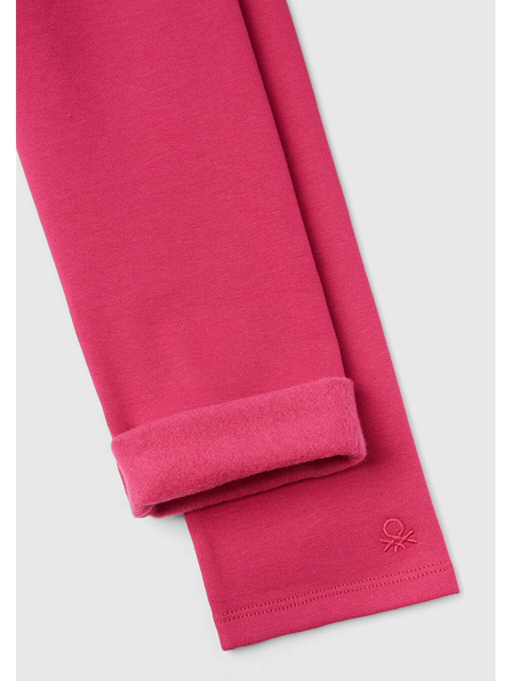 Kız Çocuk Fuşya Logo Detaylı Tayt-1
