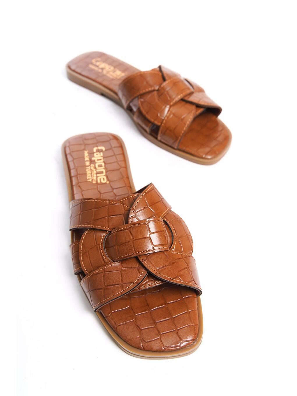 Kahverengi Lauren Kadın Terlik-4