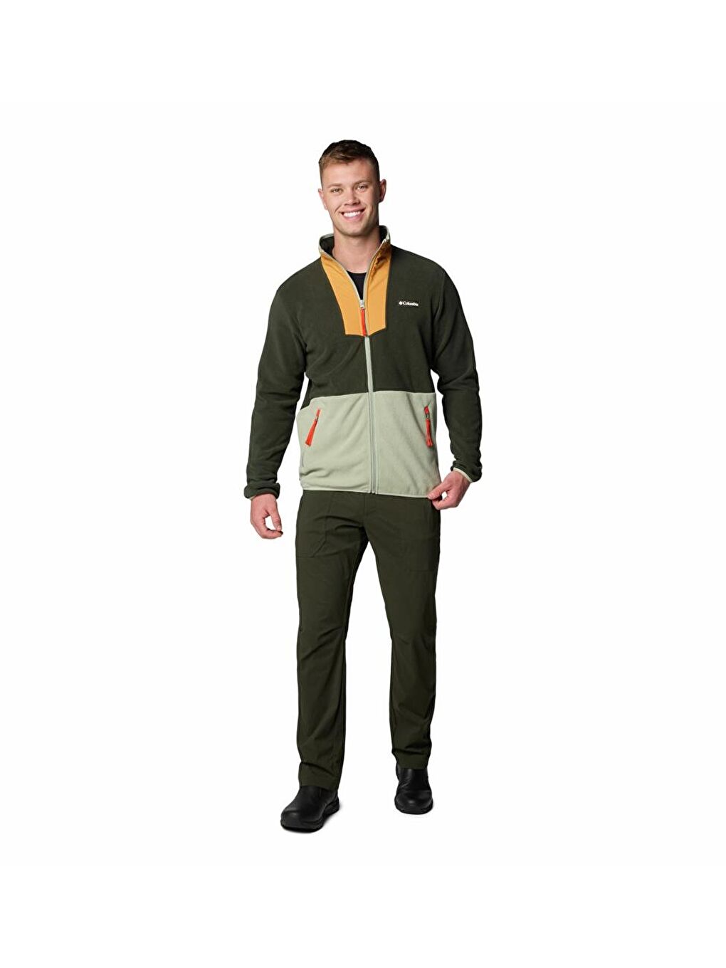 Columbia Yeşil Men's Sequoia Grove™ Full Zip Fleece Erkek Tam Fermuarlı Polar AM0596 - 4