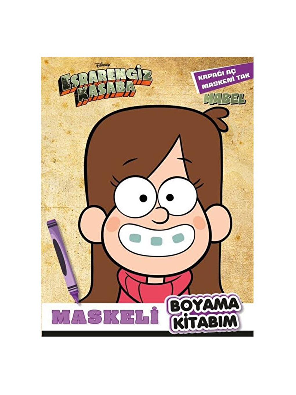 Esrarengiz Kasaba Maskeli Boyama Kitabı Mabel